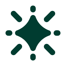 Funkelndes Symbol für hochwertige Malerarbeiten und saubere Oberflächen